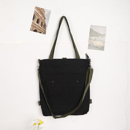Nylon Crossbody Bag, Lightweight Underarm Bag, Simple Shoulder Canvas Bag,