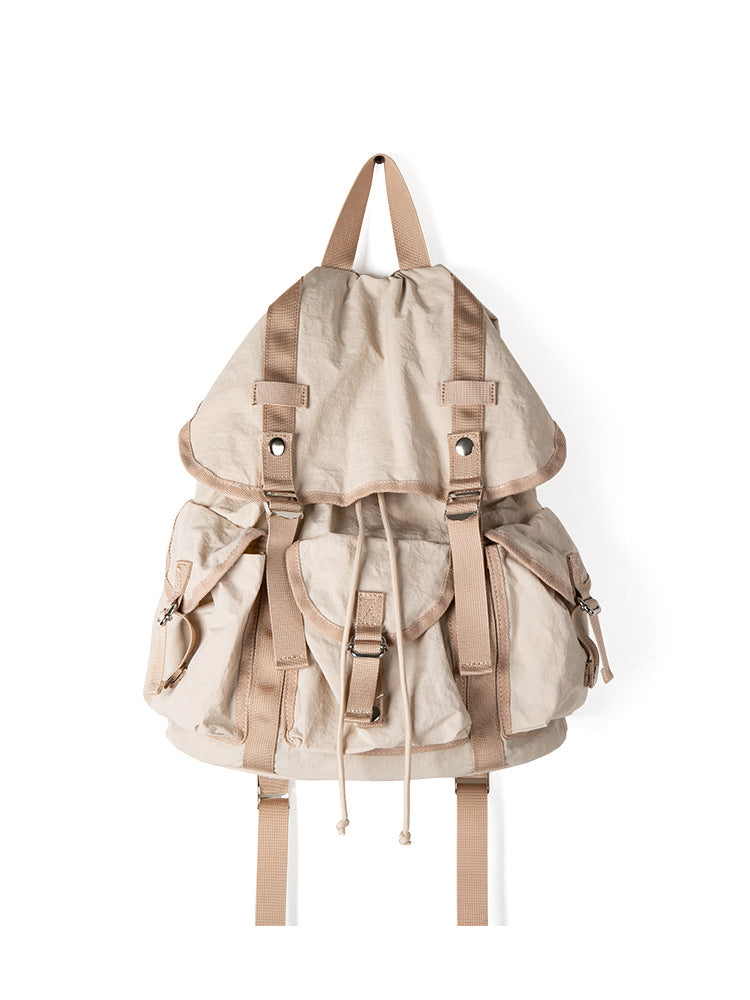 Casual Backpack Female, Design Large Capacity Commuter Canvas backpack purse, Lightweight Travel Backpack