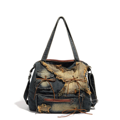 Large capacity hobo shoulder tote bag, Spice Girl bag women&