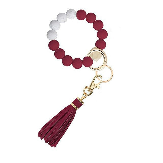 PU Tassel Keychain Women&