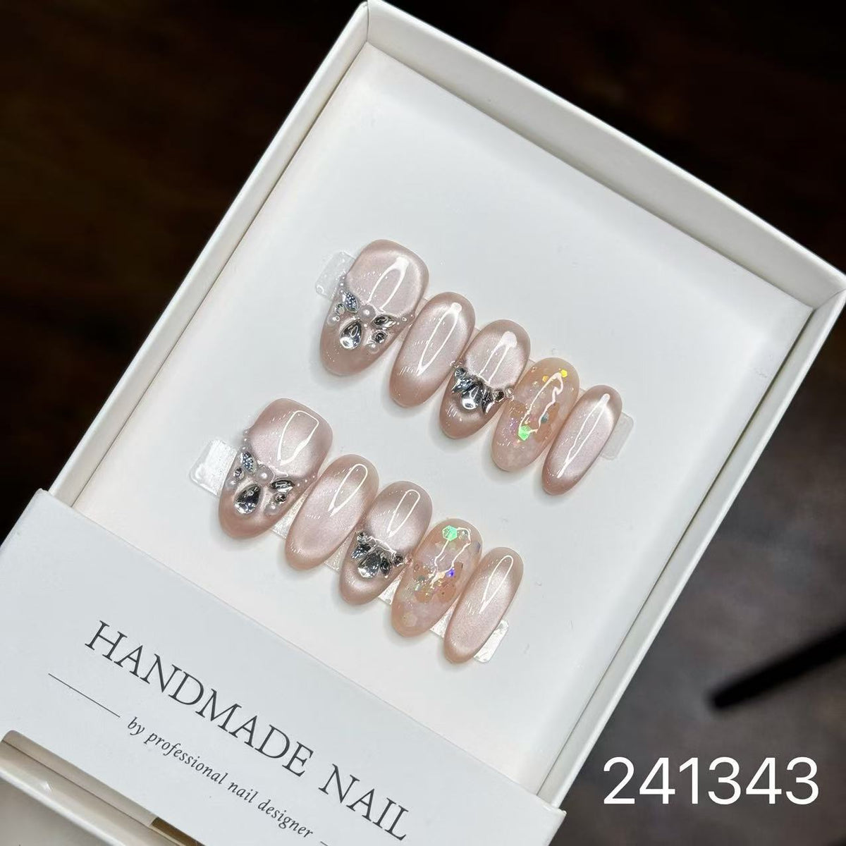 1029- Handmade press on nails fake nails removable
