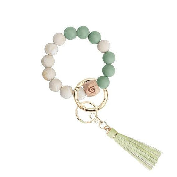 PU Tassel Keychain Women&
