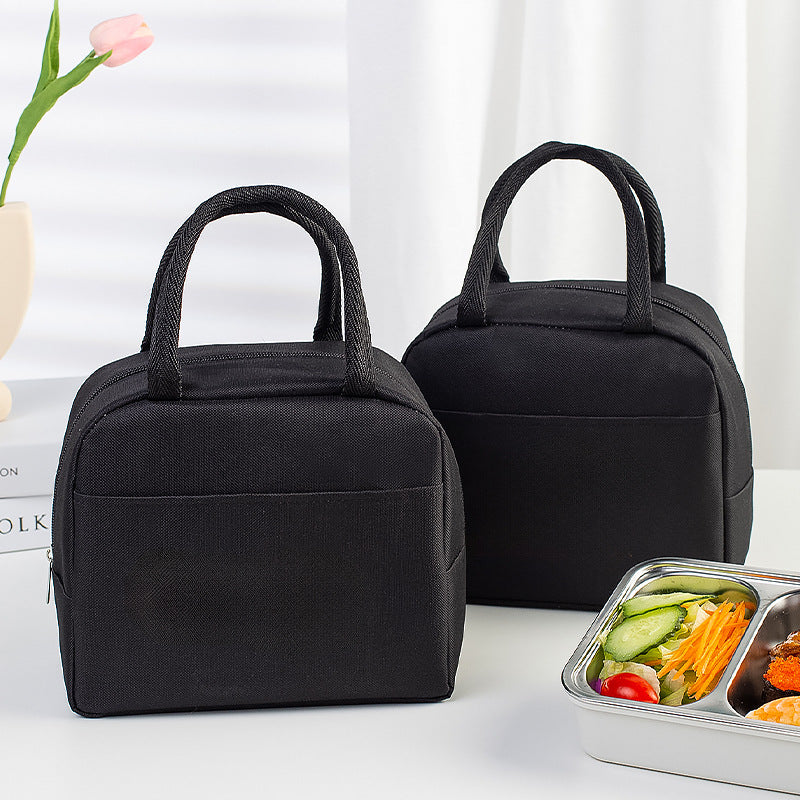 Letter pattern printed thermal insulation bag, lunch box bag, tote aluminum foil ice bag, lunch storage picnic bag, fresh-keeping bag