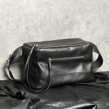 Shoulder bag men, large capacity casual mail carrier crossbody bag, sports tooling bag, men&