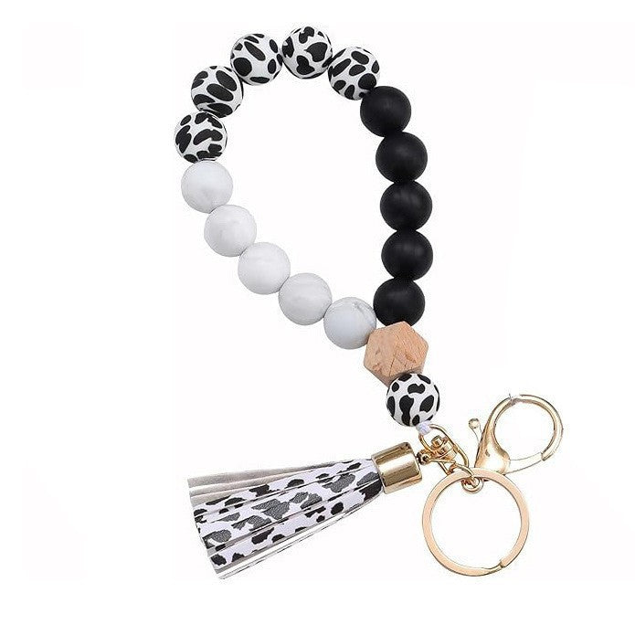 PU Tassel Keychain Women&