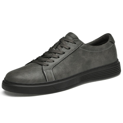 Plus Size Frosted Cowhide Board Shoes Men&