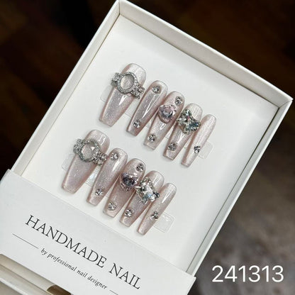 1031- Handmade press on nails fake nails removable