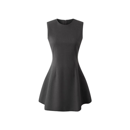 French Retro Sleeveless Slip Dress