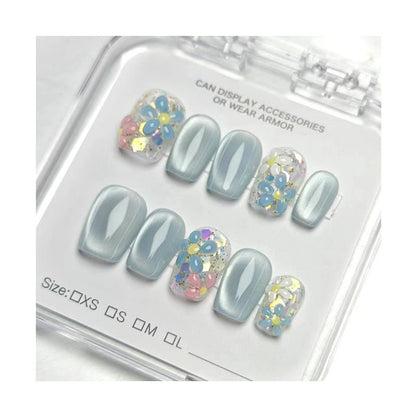 1007- Handmade press on nails fake nails removable