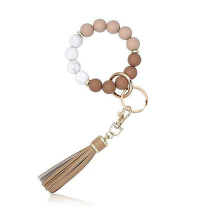 PU Tassel Keychain Women&