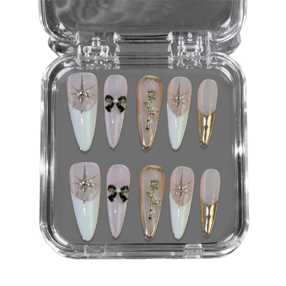 0946- Handmade press on nails fake nails removable