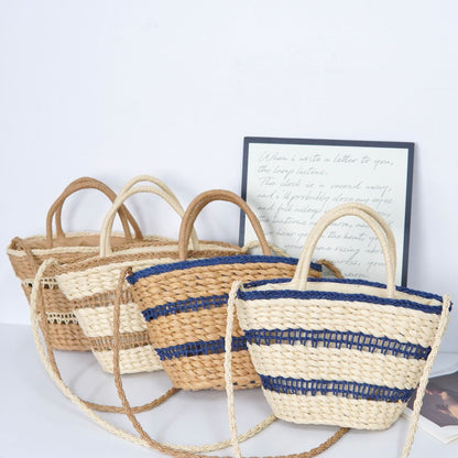 Handwoven Straw Shoulder Bag – Women&