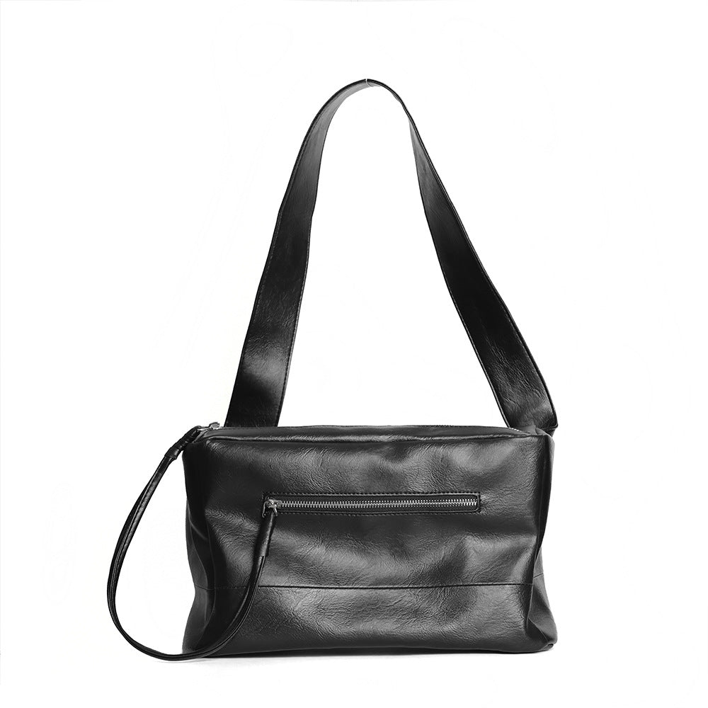 Shoulder bag men, large capacity casual mail carrier crossbody bag, sports tooling bag, men&