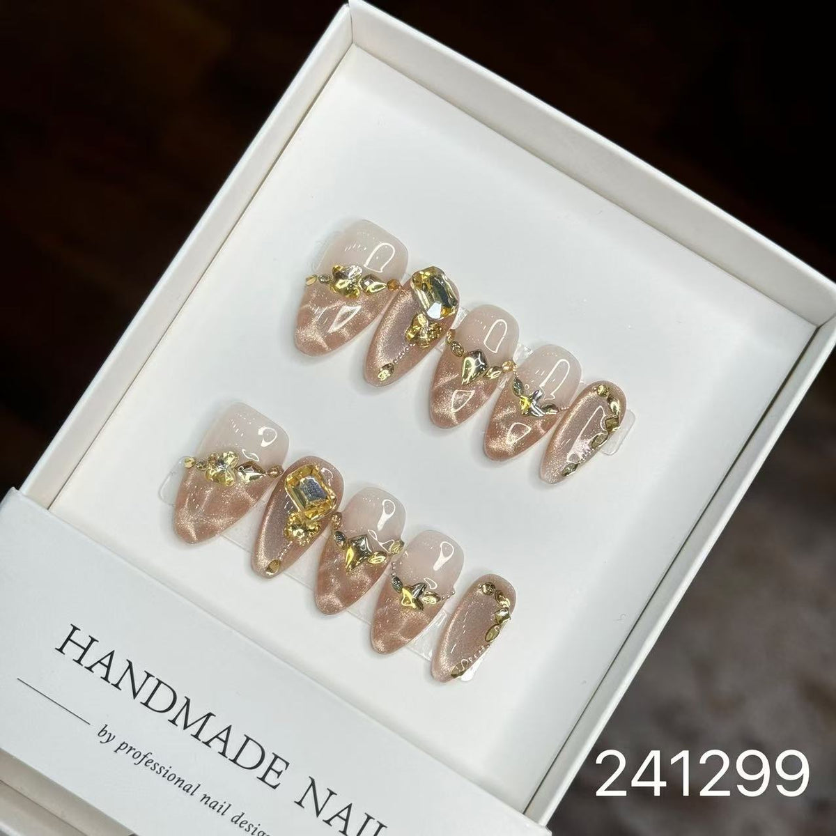 1029- Handmade press on nails fake nails removable