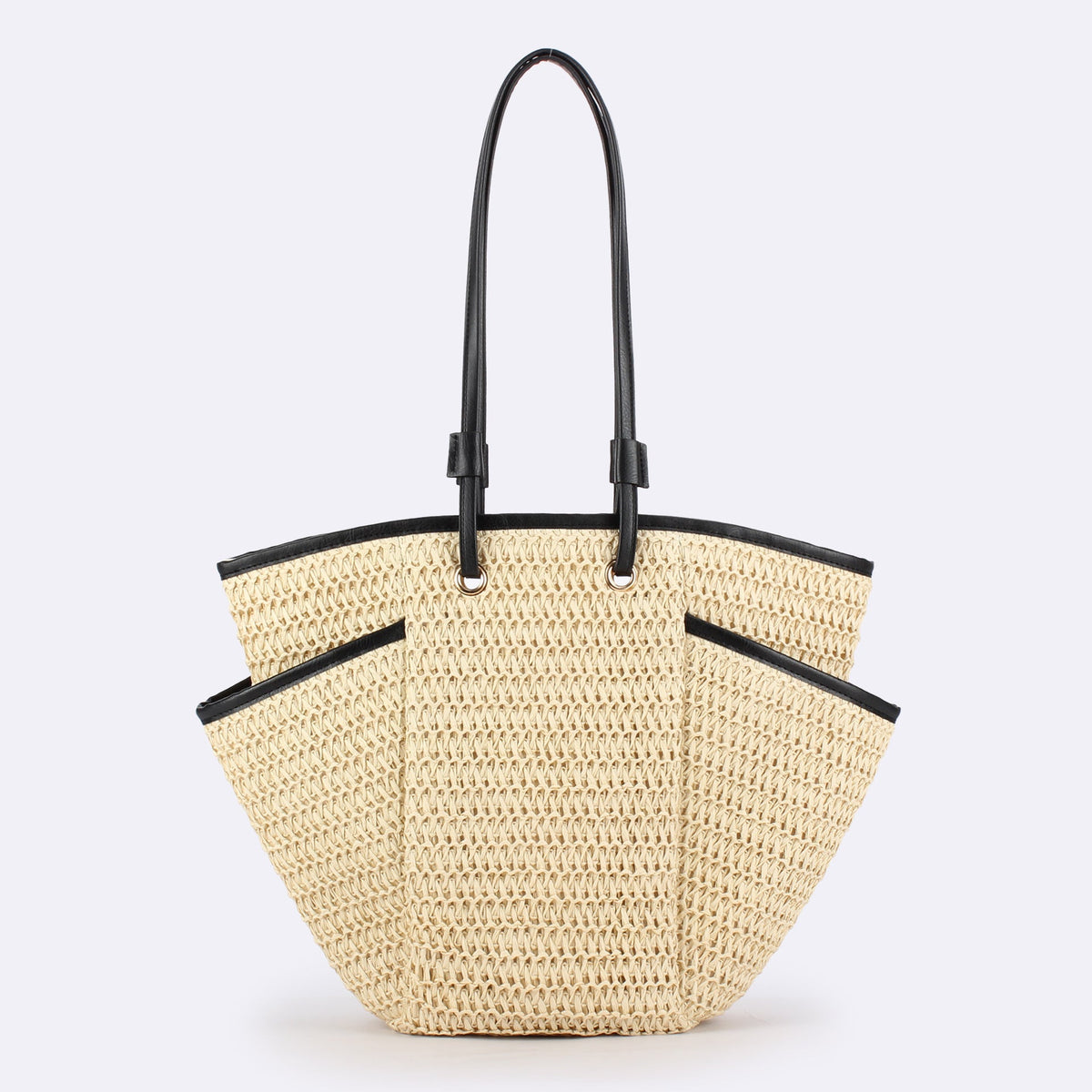 Handwoven Large Tote – Designer Beach Bag, Daily Casual Vacation Purse, Versatile Women&