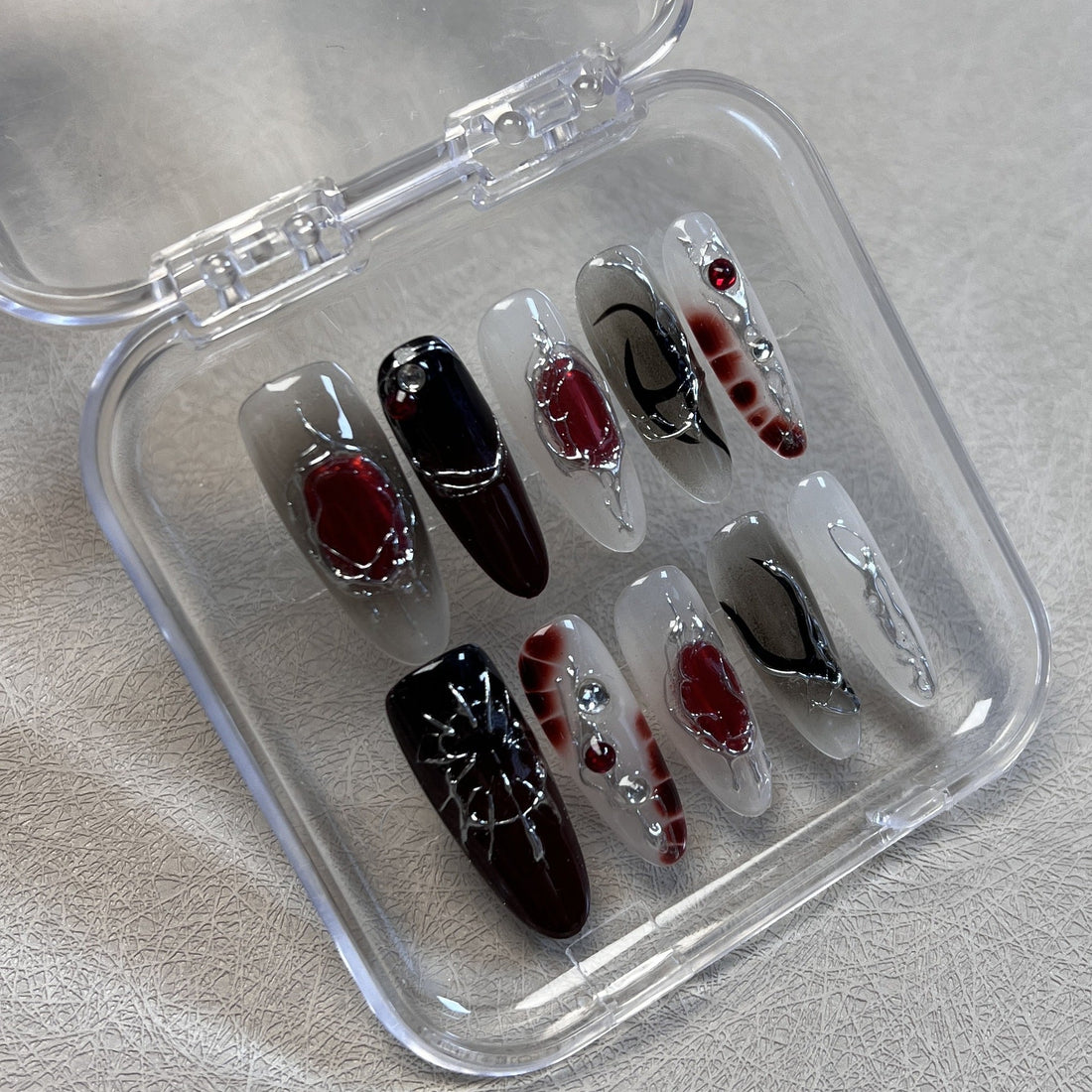 0982- Handmade press on nails fake nails removable