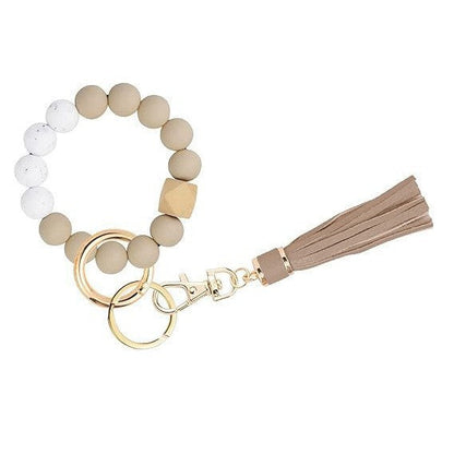 PU Tassel Keychain Women&