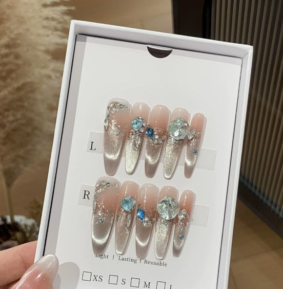 0995- Handmade press on nails fake nails removable
