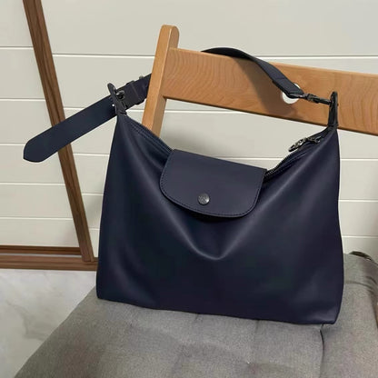 Hobo shoulder bag, boho grey women&