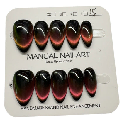 1026- Handmade press on nails fake nails removable