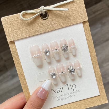 0938- Handmade press on nails fake nails removable