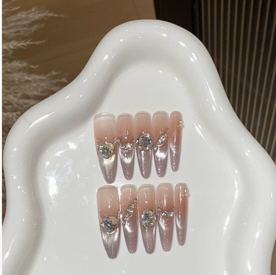 1033- Handmade press on nails fake nails removable