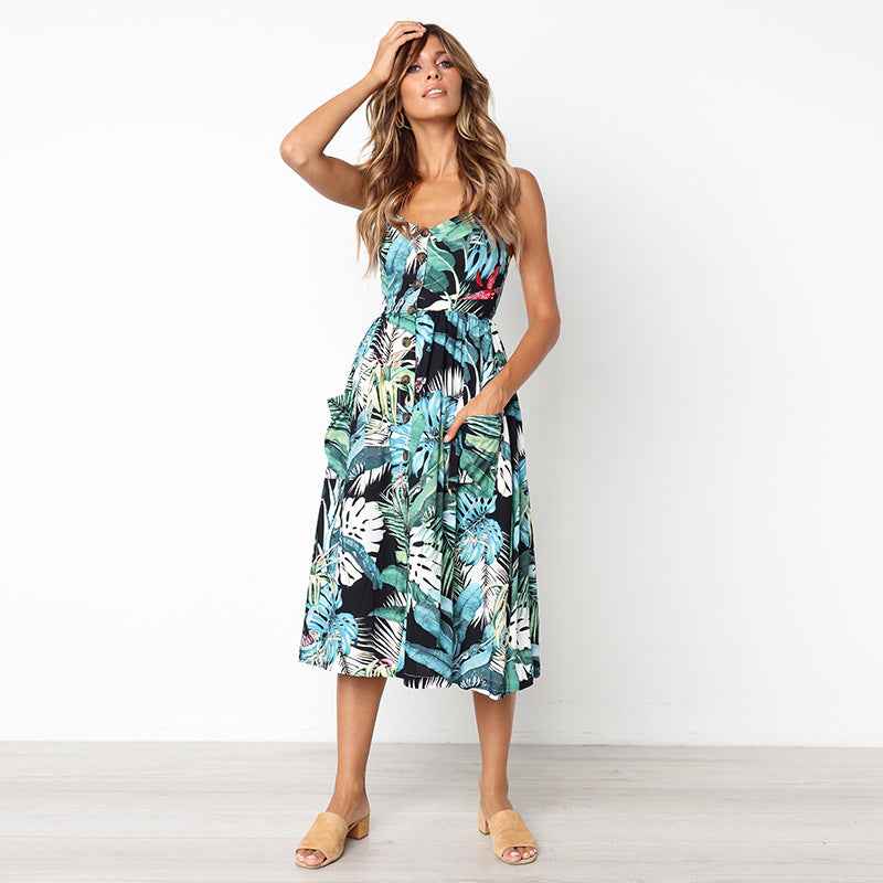 Plus Size Sexy Suspender Beach Dress &amp; Summer Robe