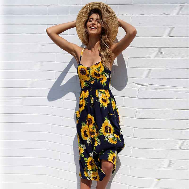 Plus Size Sexy Suspender Beach Dress &amp; Summer Robe
