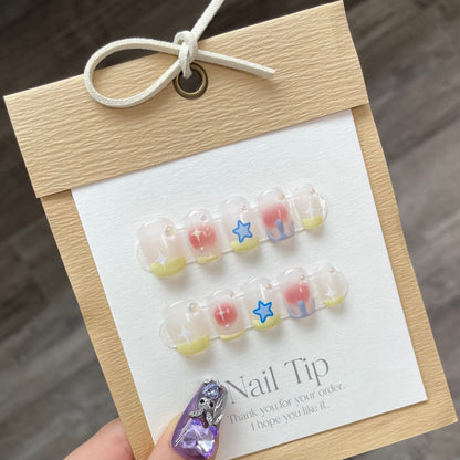 0938- Handmade press on nails fake nails removable