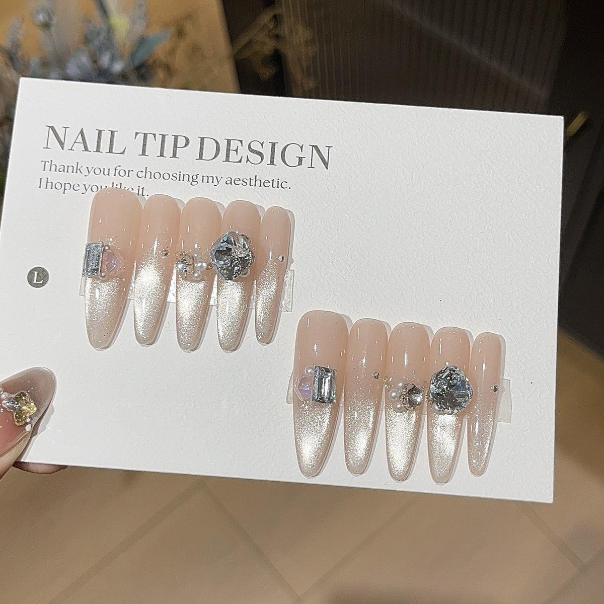 0995- Handmade press on nails fake nails removable
