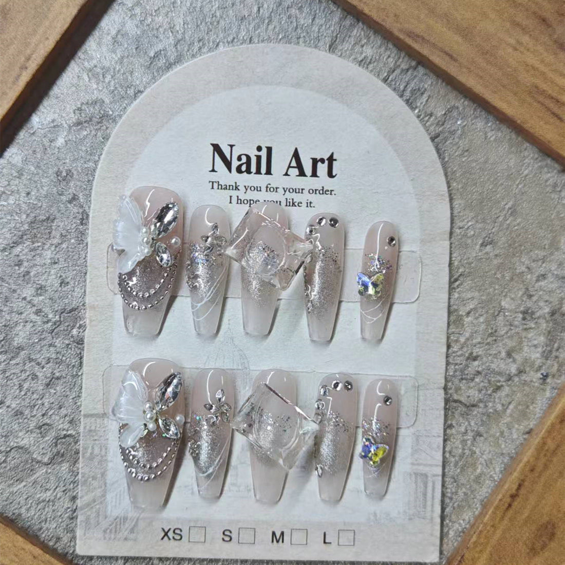 0956- Handmade press on nails fake nails removable