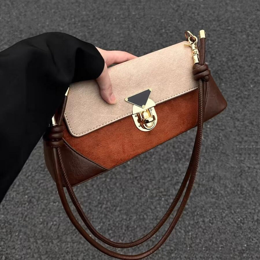 stylish shoulder bag, armpit baguette bag, women&