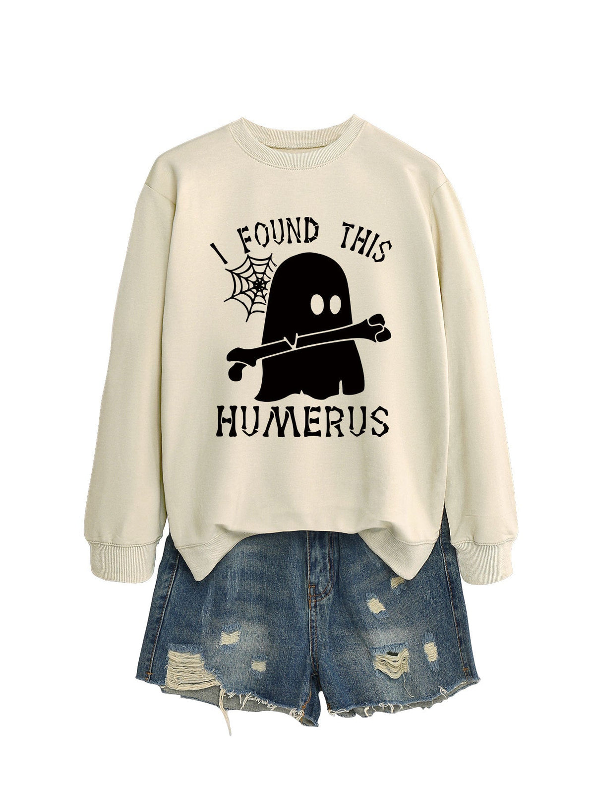 I FOUND THIS HUMERUS round neck sweatshirt