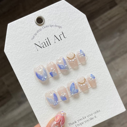 1024- Handmade press on nails fake nails removable