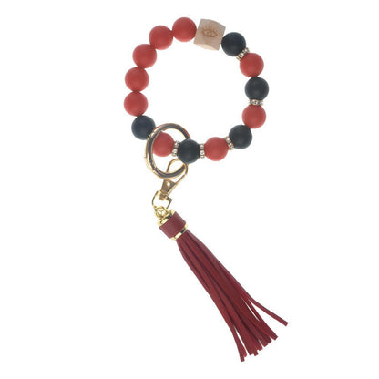 PU Tassel Keychain Women&