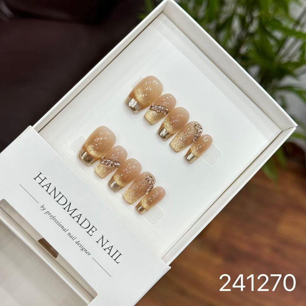 1029- Handmade press on nails fake nails removable