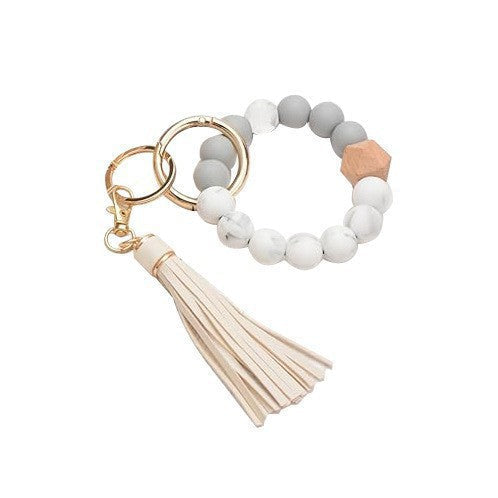 PU Tassel Keychain Women&