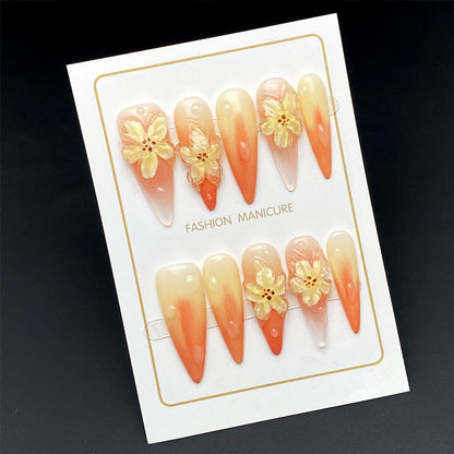 0979- Handmade press on nails fake nails removable