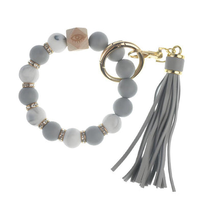 PU Tassel Keychain Women&