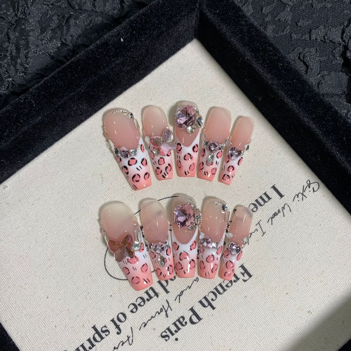 0999- Handmade press on nails fake nails removable