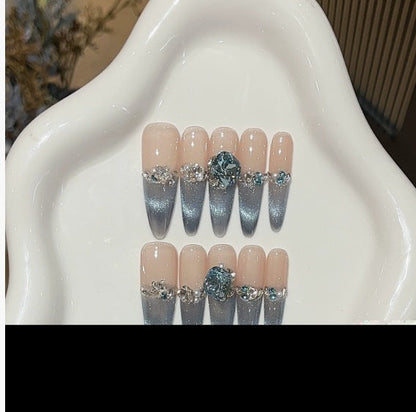 1034- Handmade press on nails fake nails removable