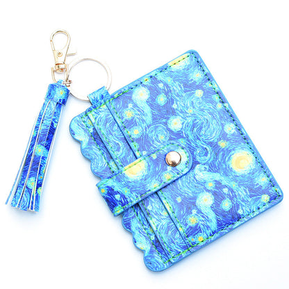Personalized PU leather printed leopard print women&