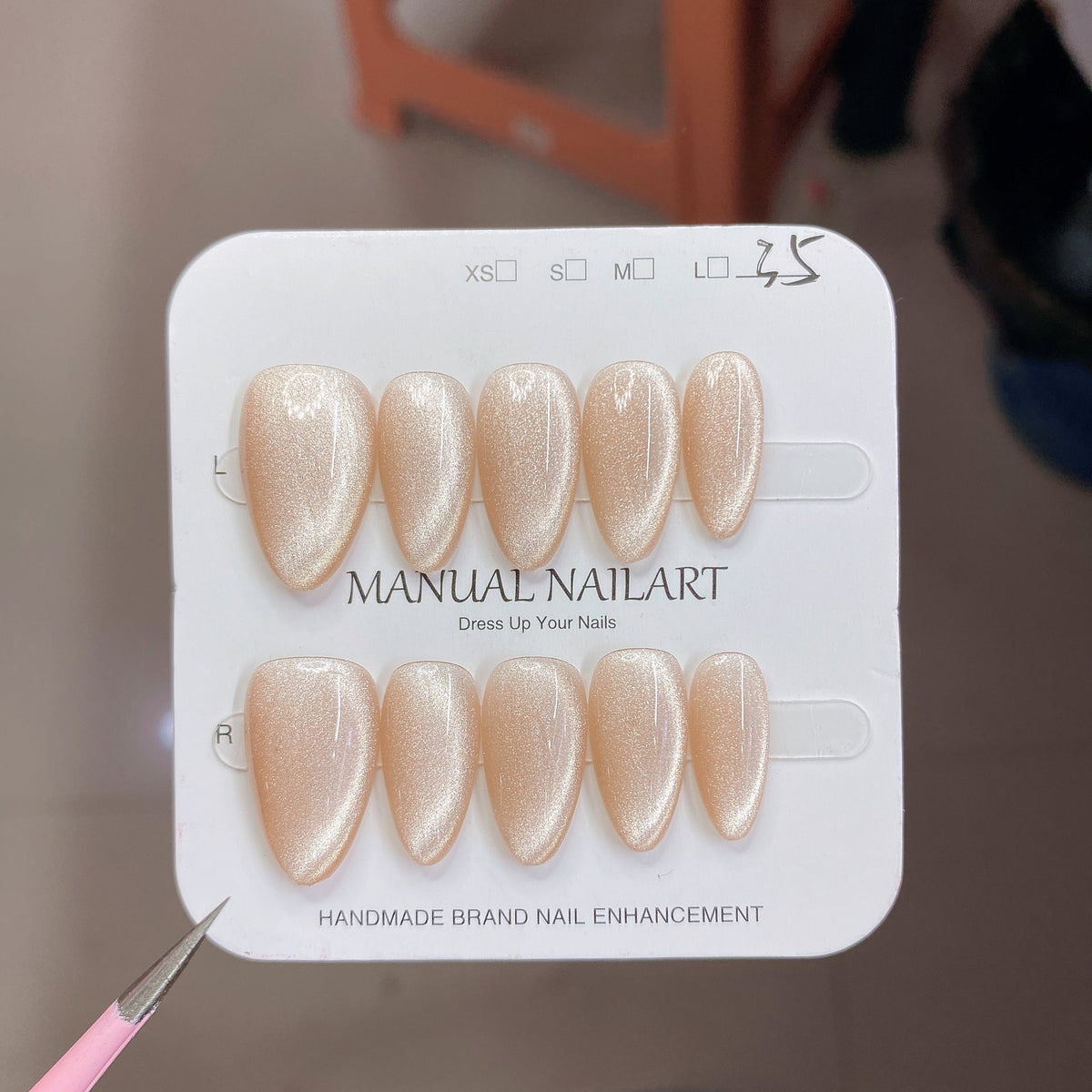 1027- Handmade press on nails fake nails removable