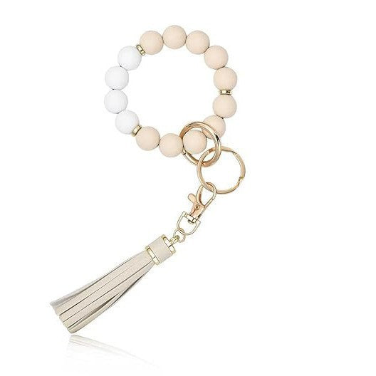 PU Tassel Keychain Women&