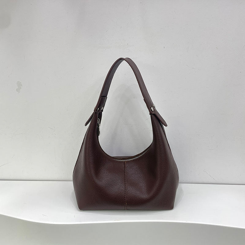 Chic Small Shoulder Bag – Versatile Armpit Bag for Autumn and Winter Commuters, Stylish Women&