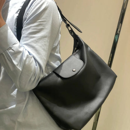 Hobo shoulder bag, boho grey women&