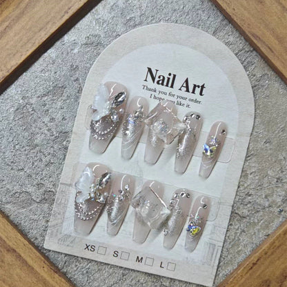 0956- Handmade press on nails fake nails removable