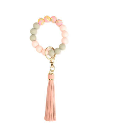 PU Tassel Keychain Women&