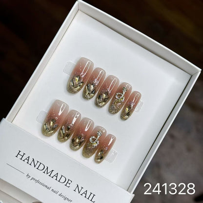 1029- Handmade press on nails fake nails removable