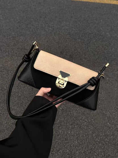 stylish shoulder bag, armpit baguette bag, women&